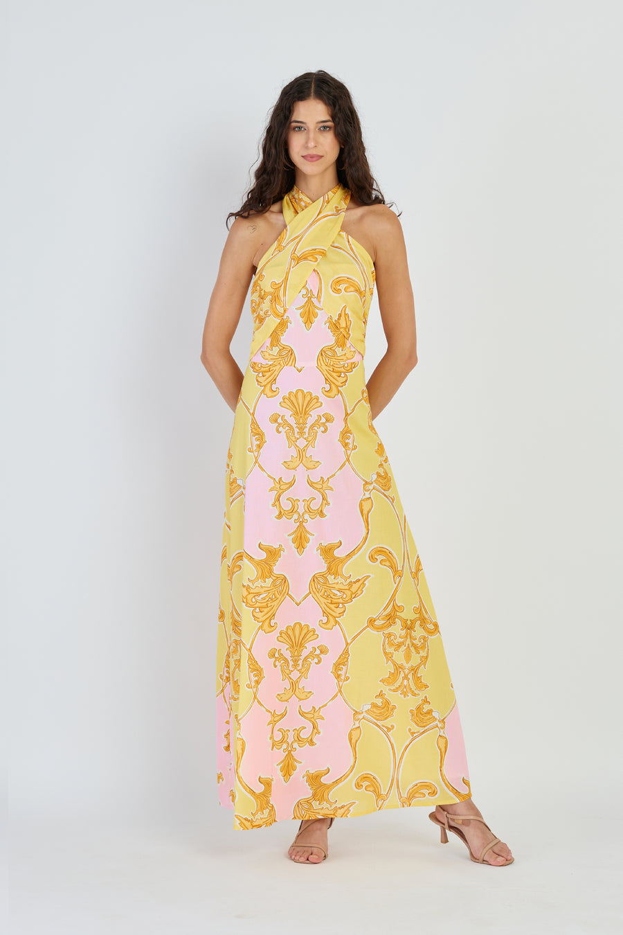Beyond By Vera Sirens Blush Jules Dress
