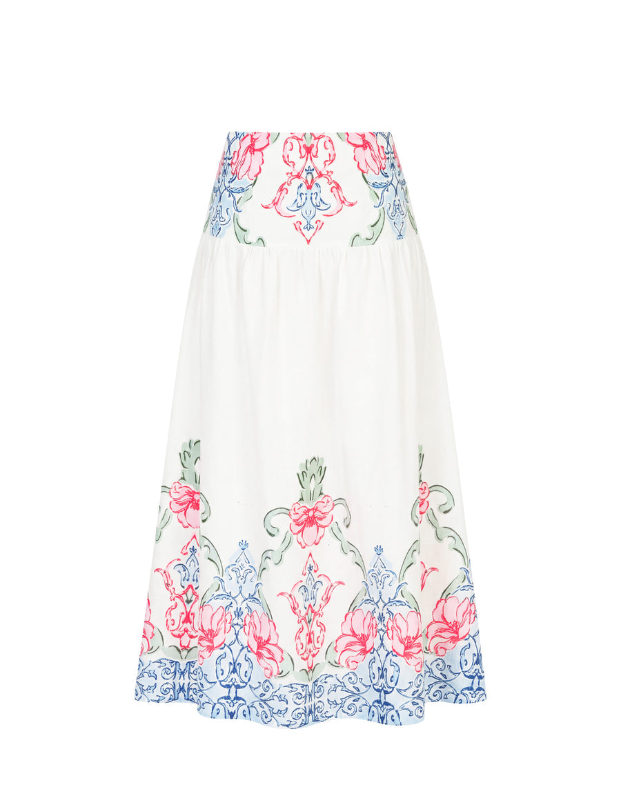Beyond by Vera Kara Skirt in Matinee Sky