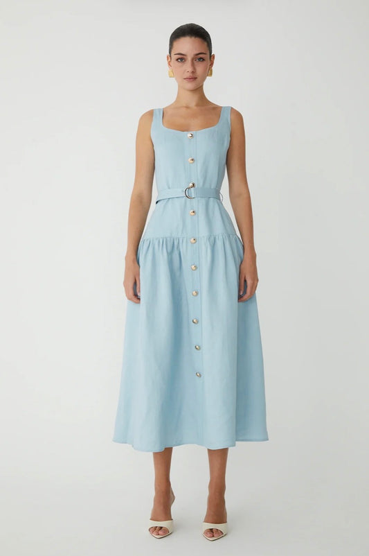 JS71 Callan Dress in Sky Blue