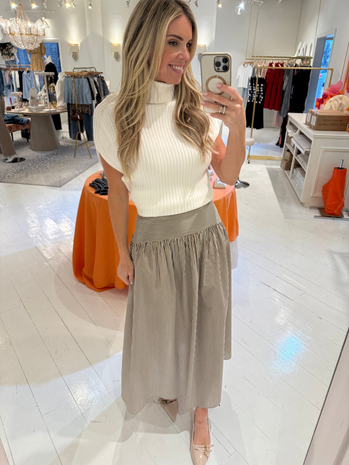 Sundays Striped Celeste Skirt