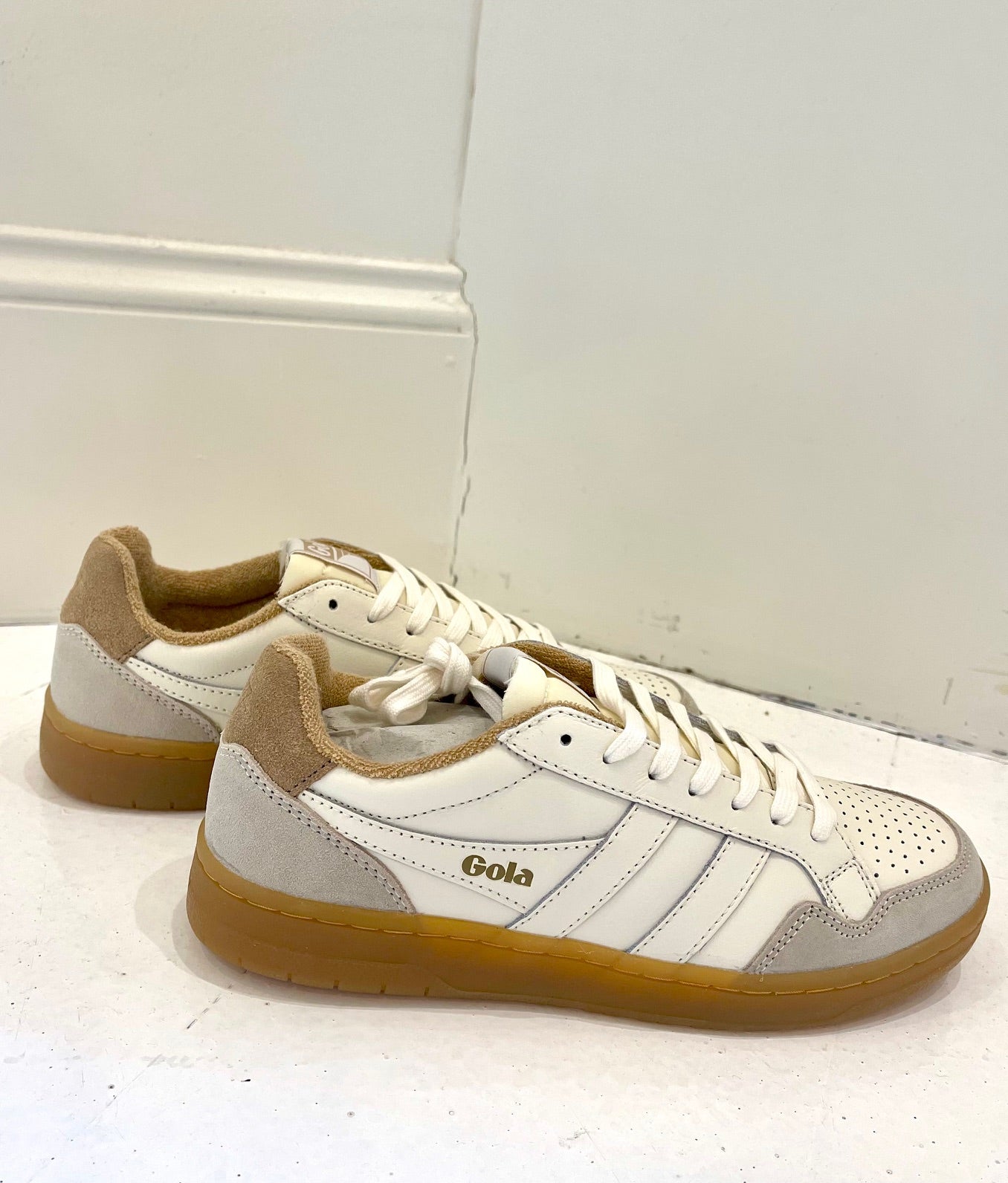 Gola Eagle '86 Sneaker Offwhite/LightCaramel/Gum