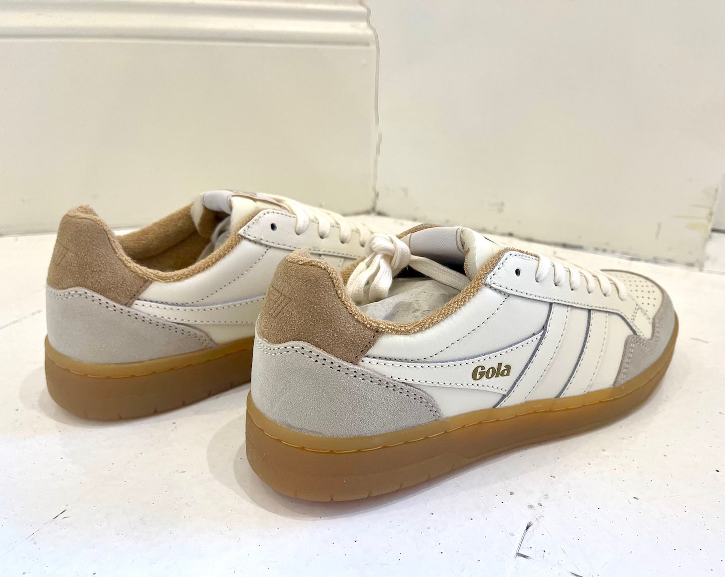 Gola Eagle '86 Sneaker Offwhite/LightCaramel/Gum