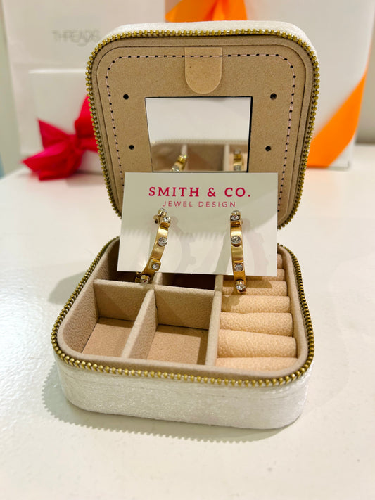 SMITH & CO. Gold Plated Metal Hoop