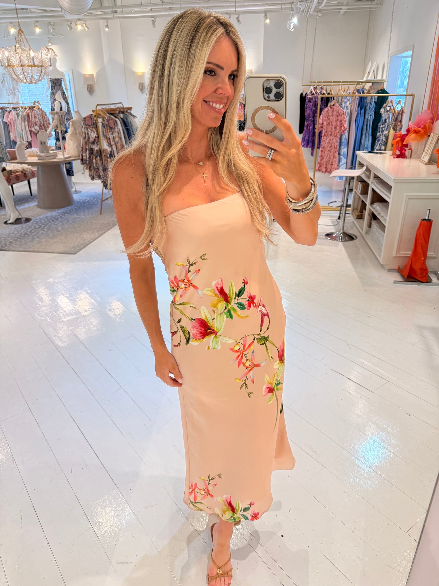 Lavender Brown Talia Maxi Dress