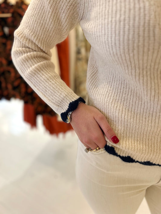 Heartloom Michi Sweater in Ivory