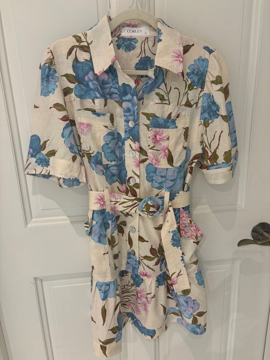 Carissa Floral Belted Dress
