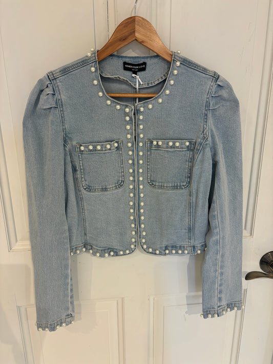 Generation Love Emilie Pearl Denim Jacket