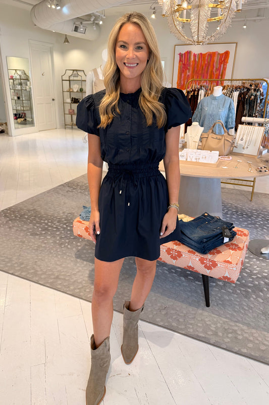 We Are Sunday Anna Poplin Poppy Mini Dress