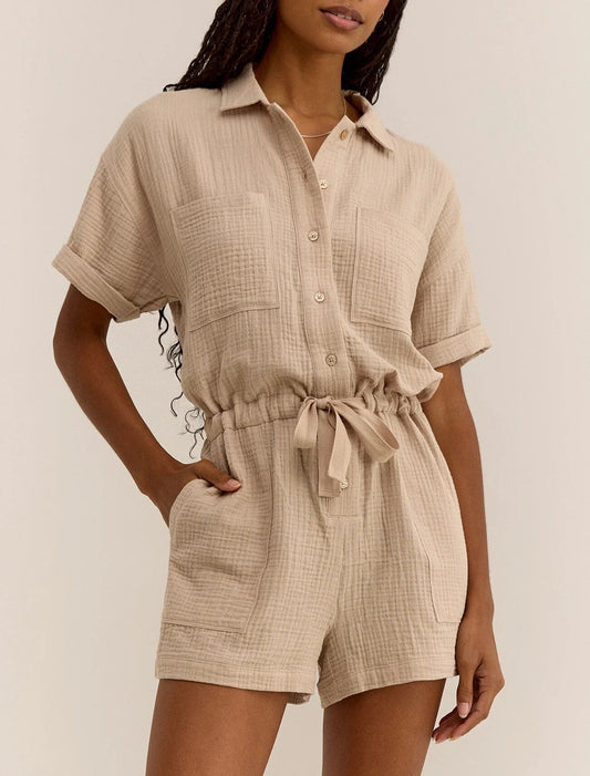 Z Supply Lookout Gauze Romper