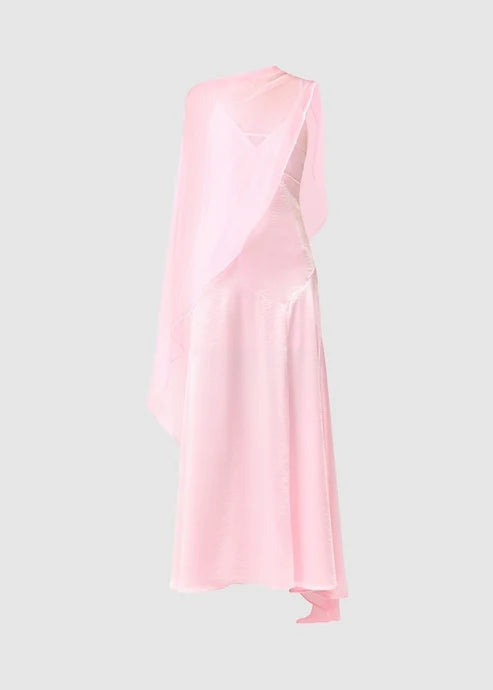 Elliatt Zimelle Cape Gown in Baby PInk