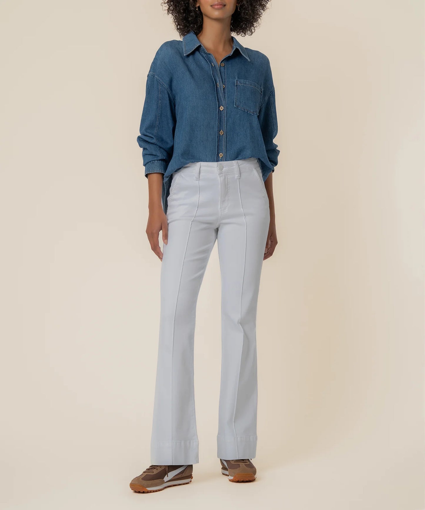 Stella High Rise Fab Ab Flare Jean