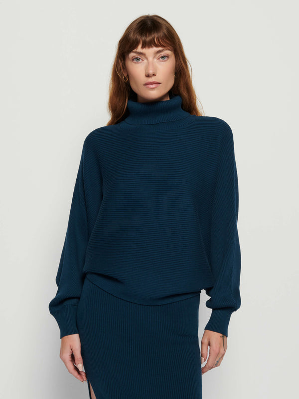 NATION Lane Turtleneck in Azule | PART OF A SET – Threads Jackson