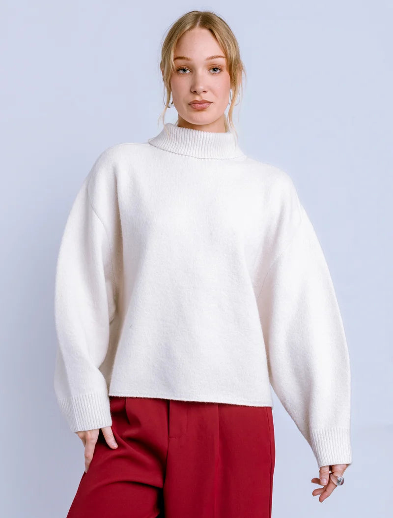 Kerisma Echo Turtleneck in White Lotus