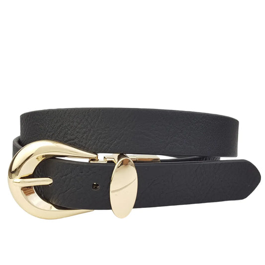 Allen Shiny Gold Buckle Reversible