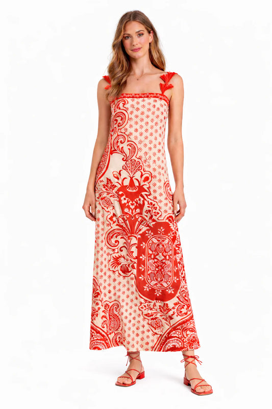 anna kate wess midi dress Wess Midi in Palm