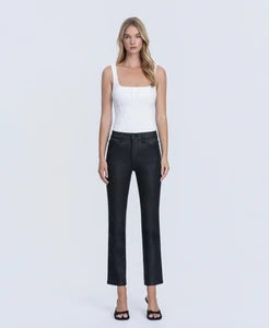 Vervet Colleen High Rise Coated Slim Straight