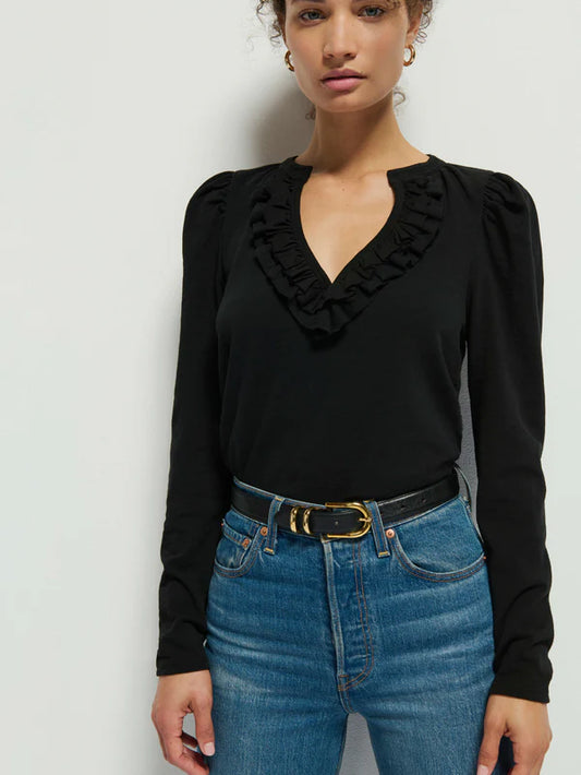 Nation Valita Split Neck Top