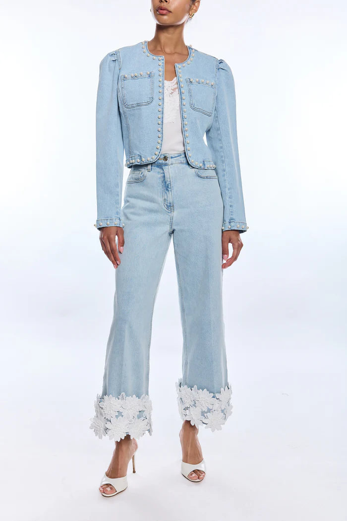 Generation Love Emilie Pearl Denim Jacket