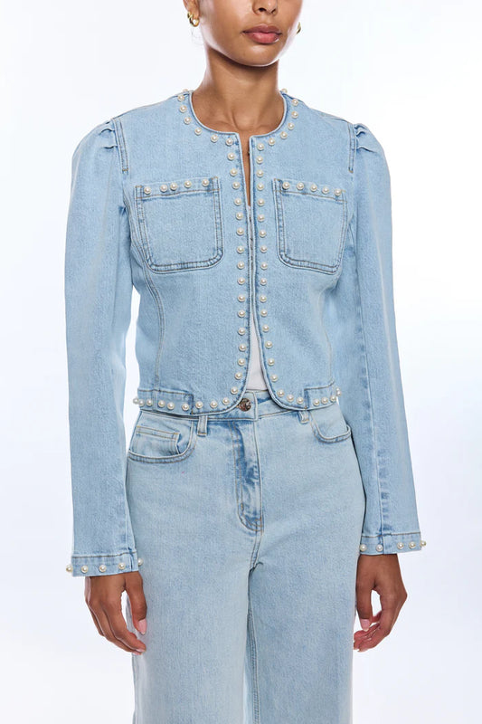 Generation Love Emilie Pearl Denim Jacket