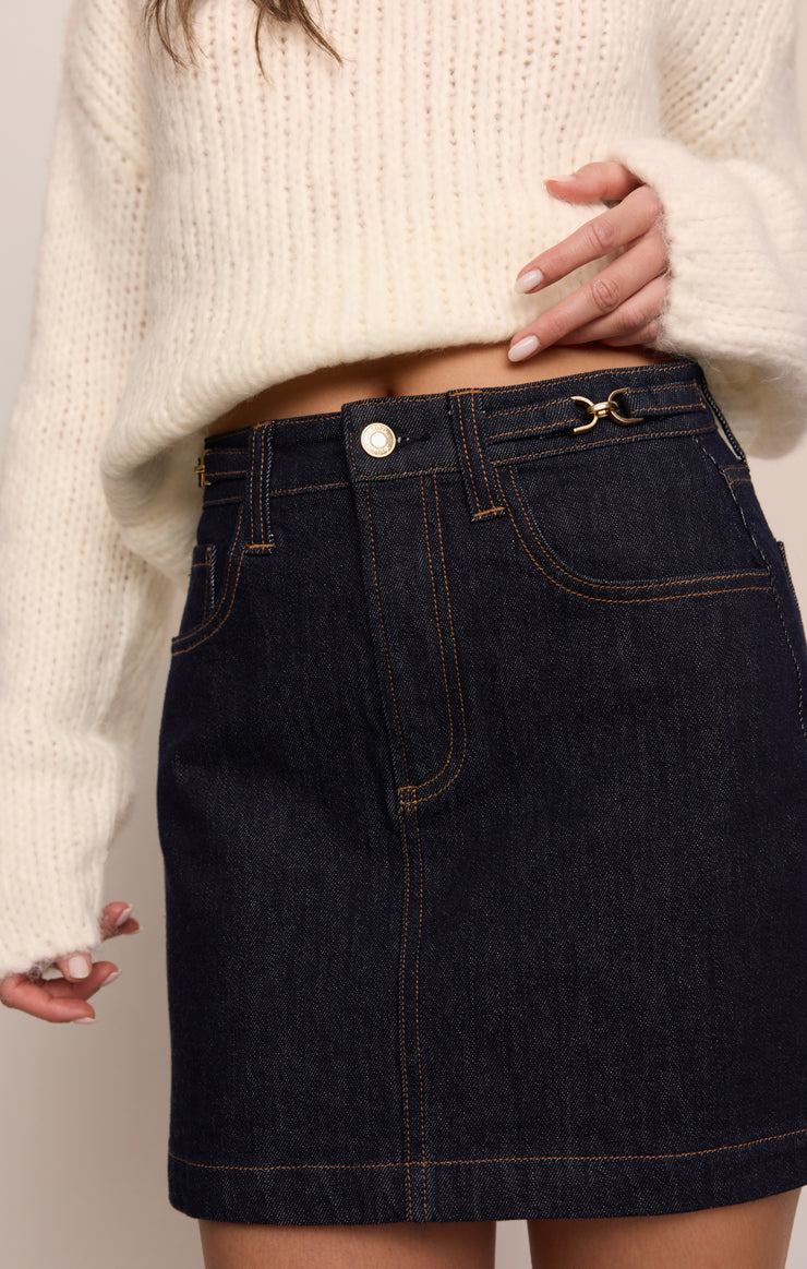 Z Supply May Socialite Denim Mini Skirt