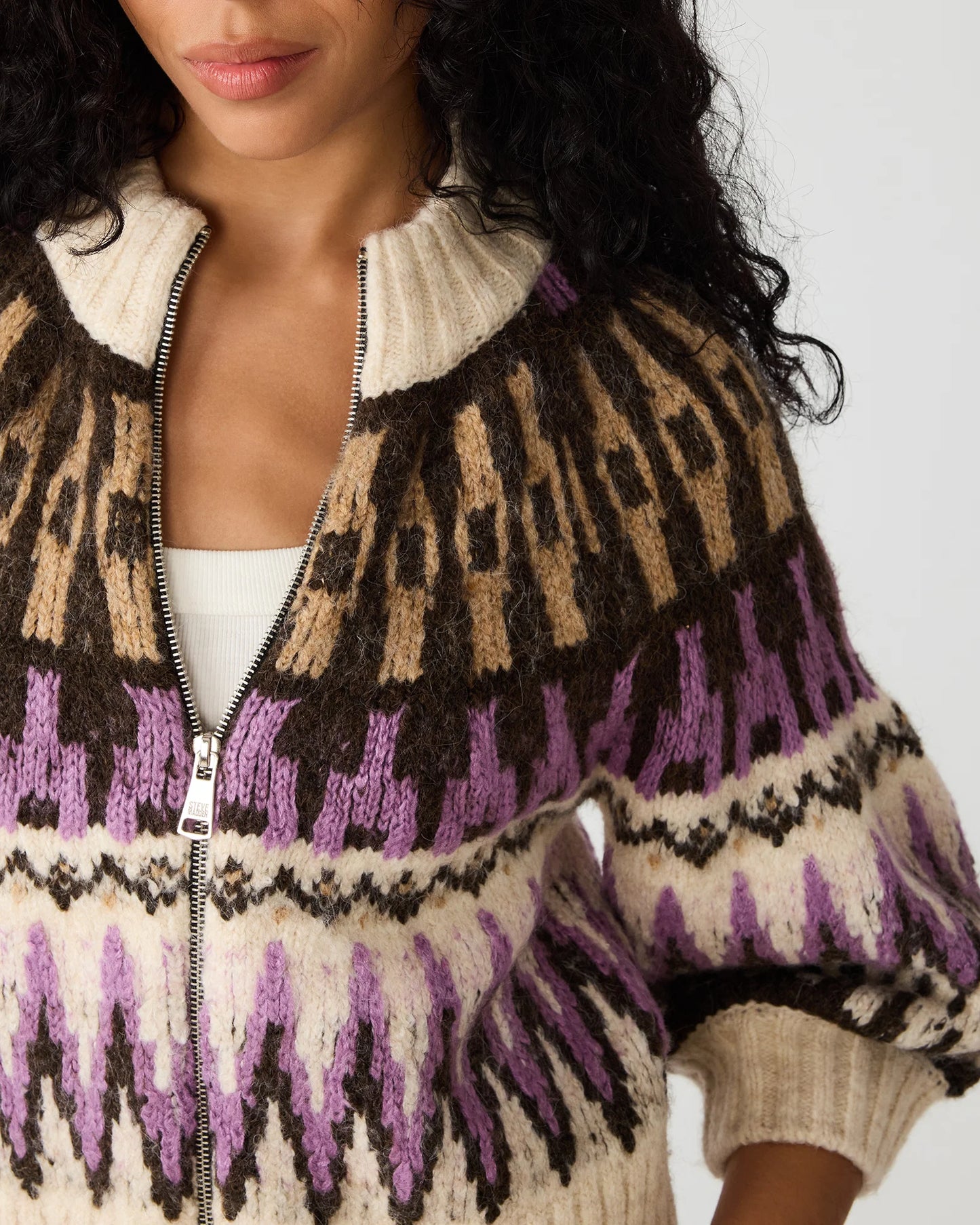 Steve Madden Adley Zip-up Sweater