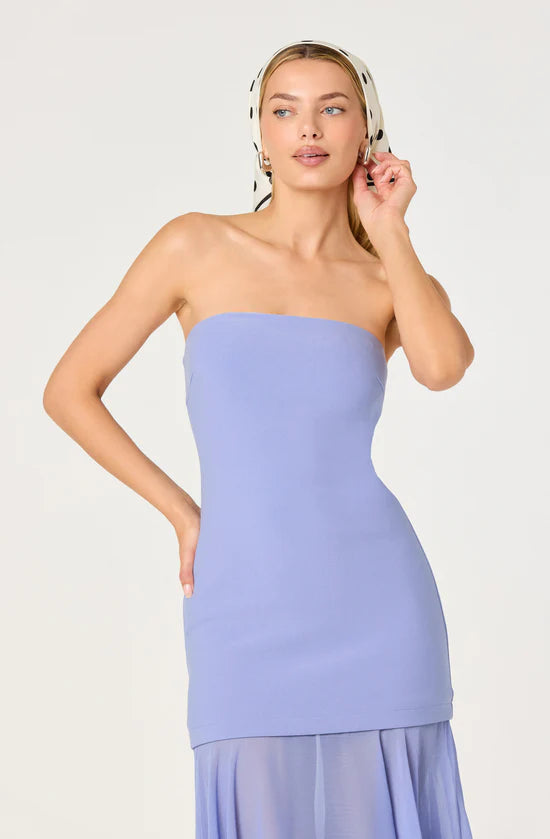 ASTR Lizet Periwinkle Dress
