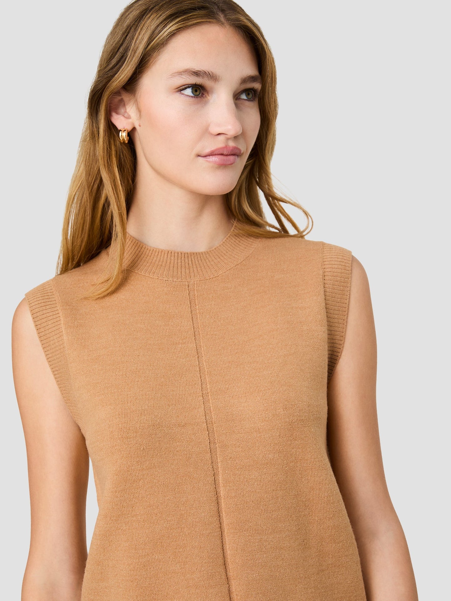 French Connection Vertical Crewneck Top