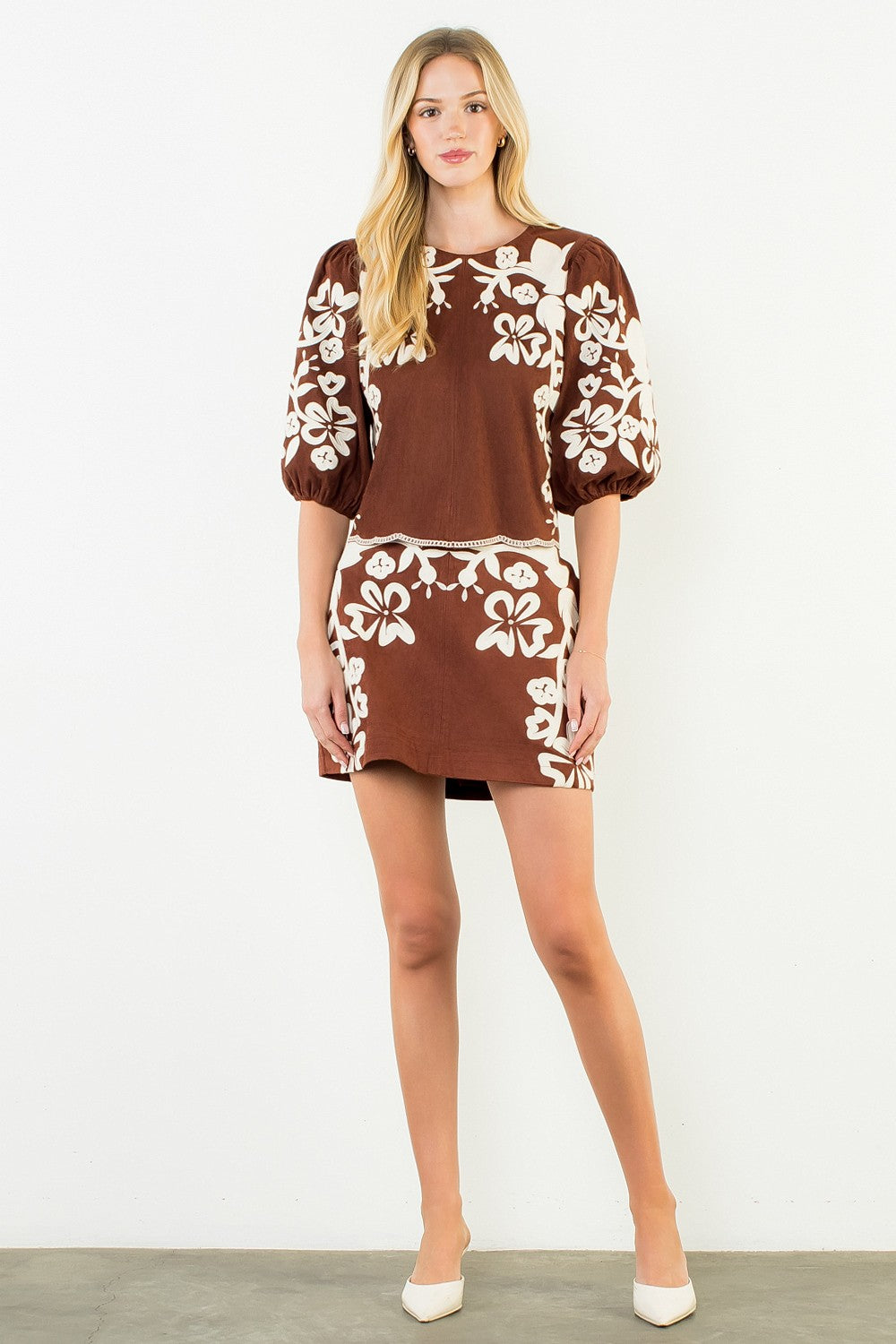 THML Jade Embroidered Top