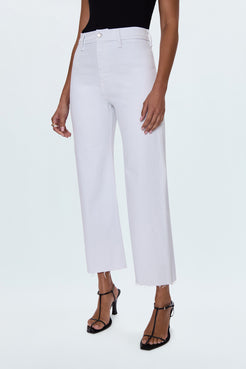 Pistola Penny High Rise Wide Leg Jean - Blizzard