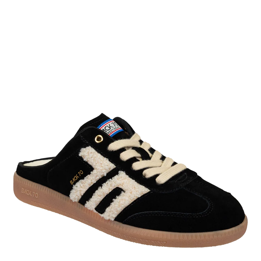 BACK 70 EASTER in BLACK Backless Sneakers