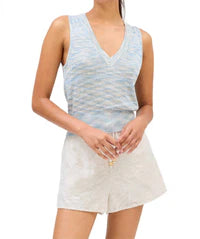 Allison Embroidered Ainsley Shorts Bone