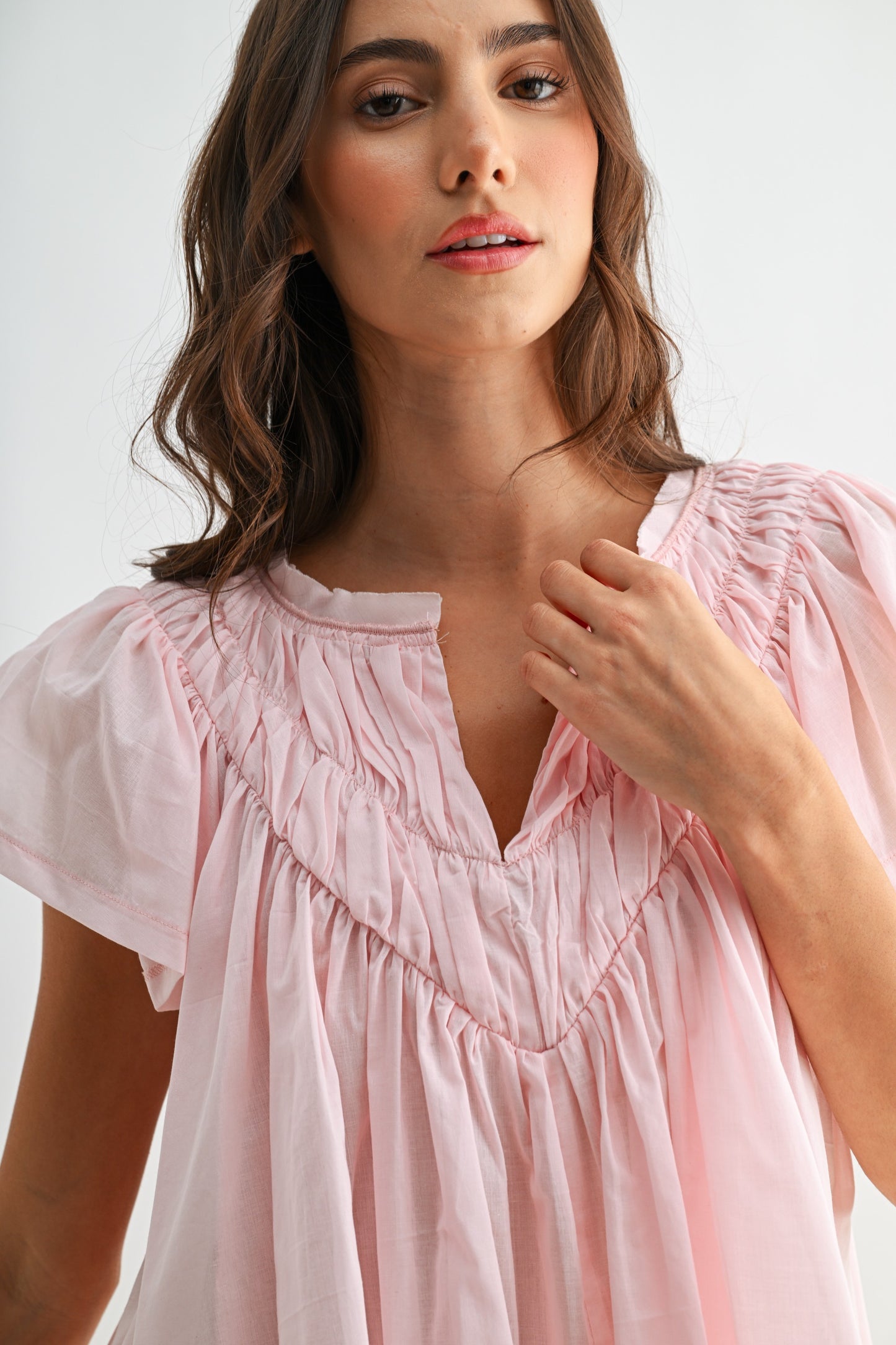 Millie Flutter Sleeve Blouse