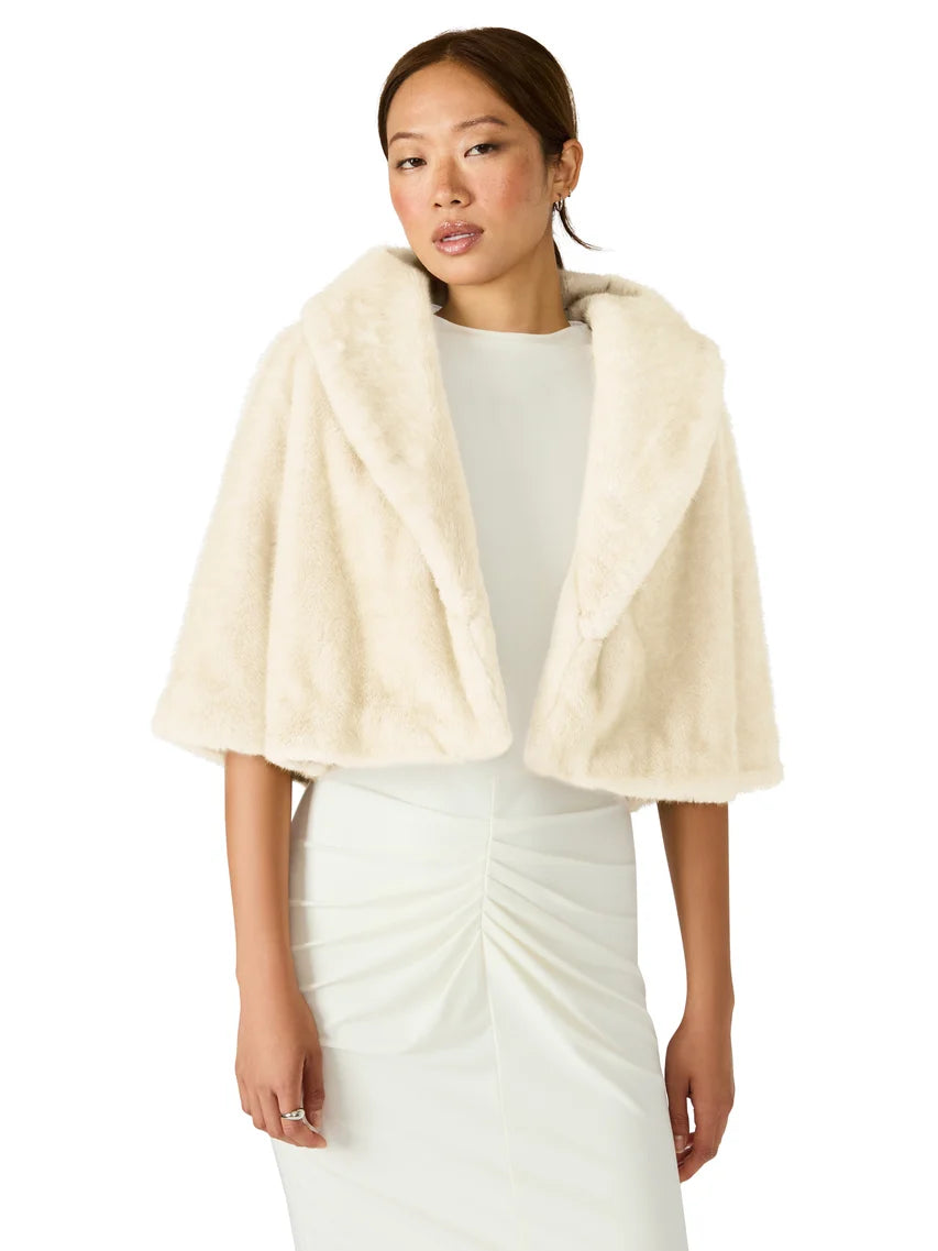 Steve Madden Hestia Coat in Cream