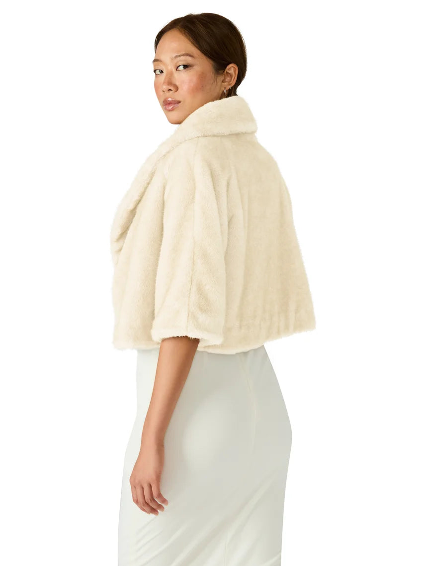 Steve Madden Hestia Coat in Cream