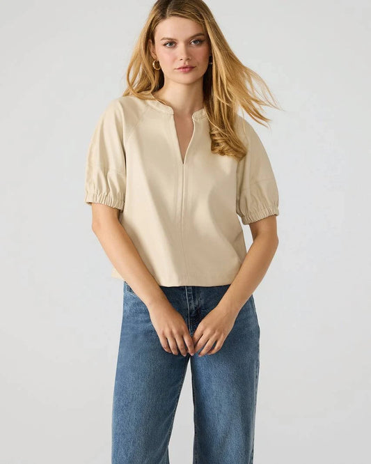 Steve Madden Ceclia Top in Bone