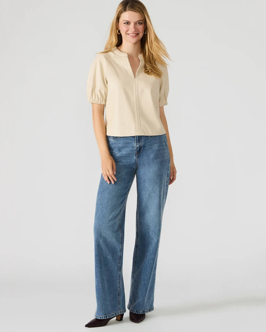 Steve Madden Ceclia Top in Bone