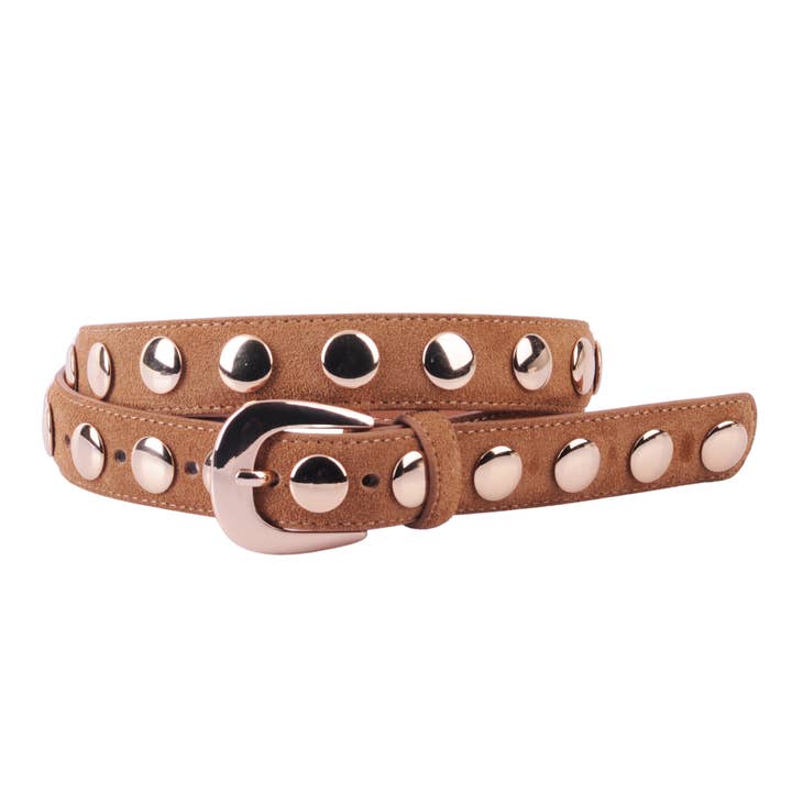 Michael Suede Stud Belt