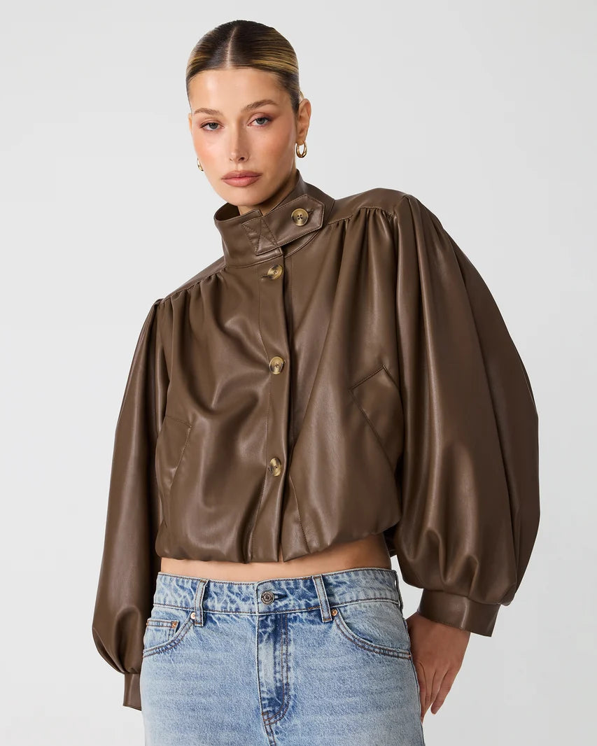 Steve Madden DEEDEE Button Up Jacket