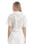 Karina Grimaldi Elin Embroidered Top