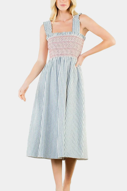 THML Sophie Striped Dress