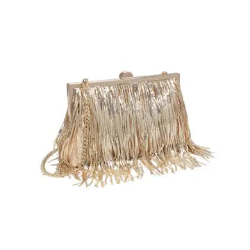 Celestia Evening Bag in Gold