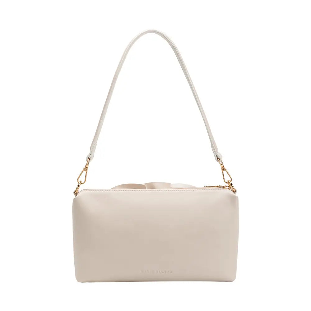Melie Bianco Florence Shoulder Bag in Ivory
