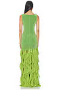 Elliatt Marison Ruffled Fringe Gown