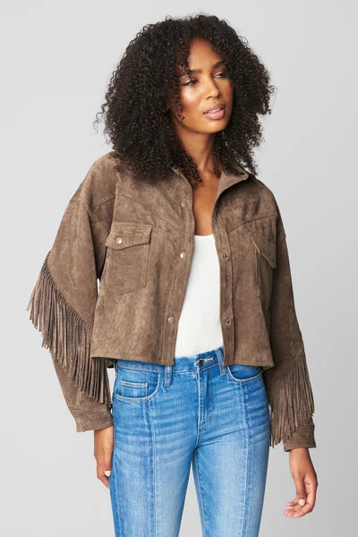 Clover Suede Fringe Jacket