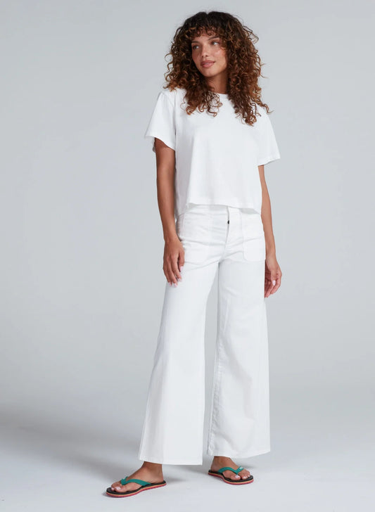 ASKK Jam Wide Leg Twill Pants
