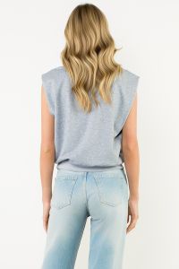 THML Kinsley Metal Button Sleeveless Top