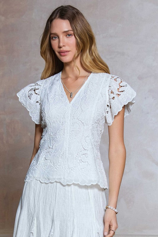 Anna Lace Blouse