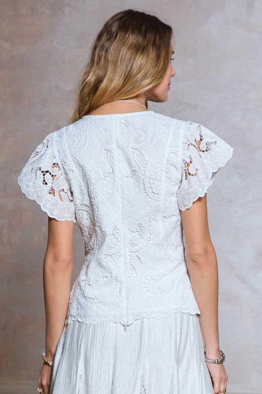 Anna Lace Blouse