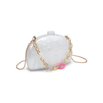 Morgan Evening Bag in Ivory