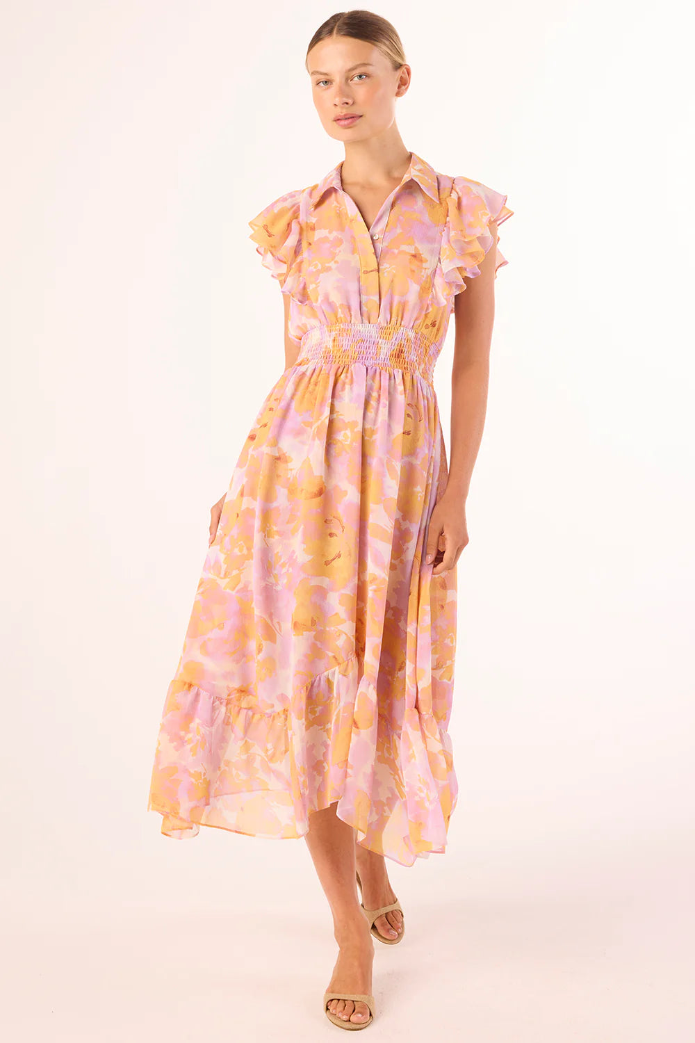 MISA Florance Midi Dress